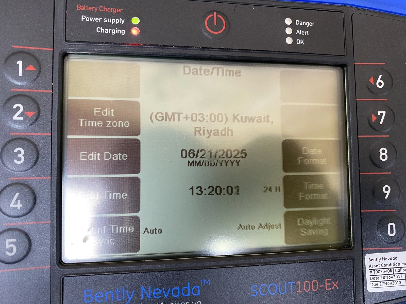 BENTLY NEVADA SCOUT100-EX  Portable Vibration and Dynamic Signal Analyzer