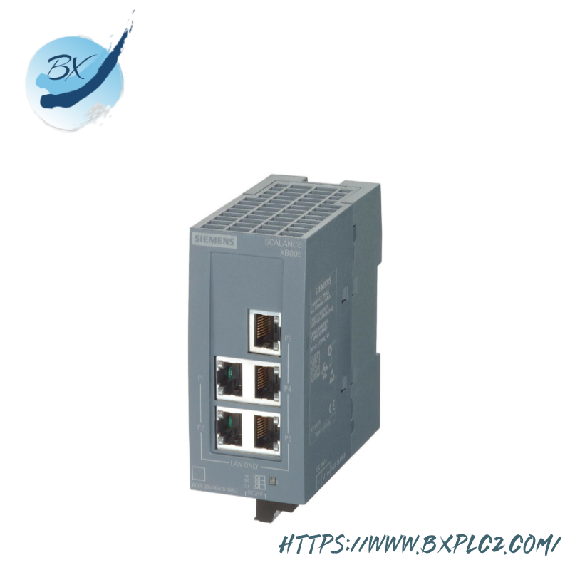 6gk5_005-0ba00-1ab2_siemens_scalance_xb005.png SIEMENS SCALANCE XB005, 6GK5 005-0BA00-1AB2, Industrial Ethernet Switch