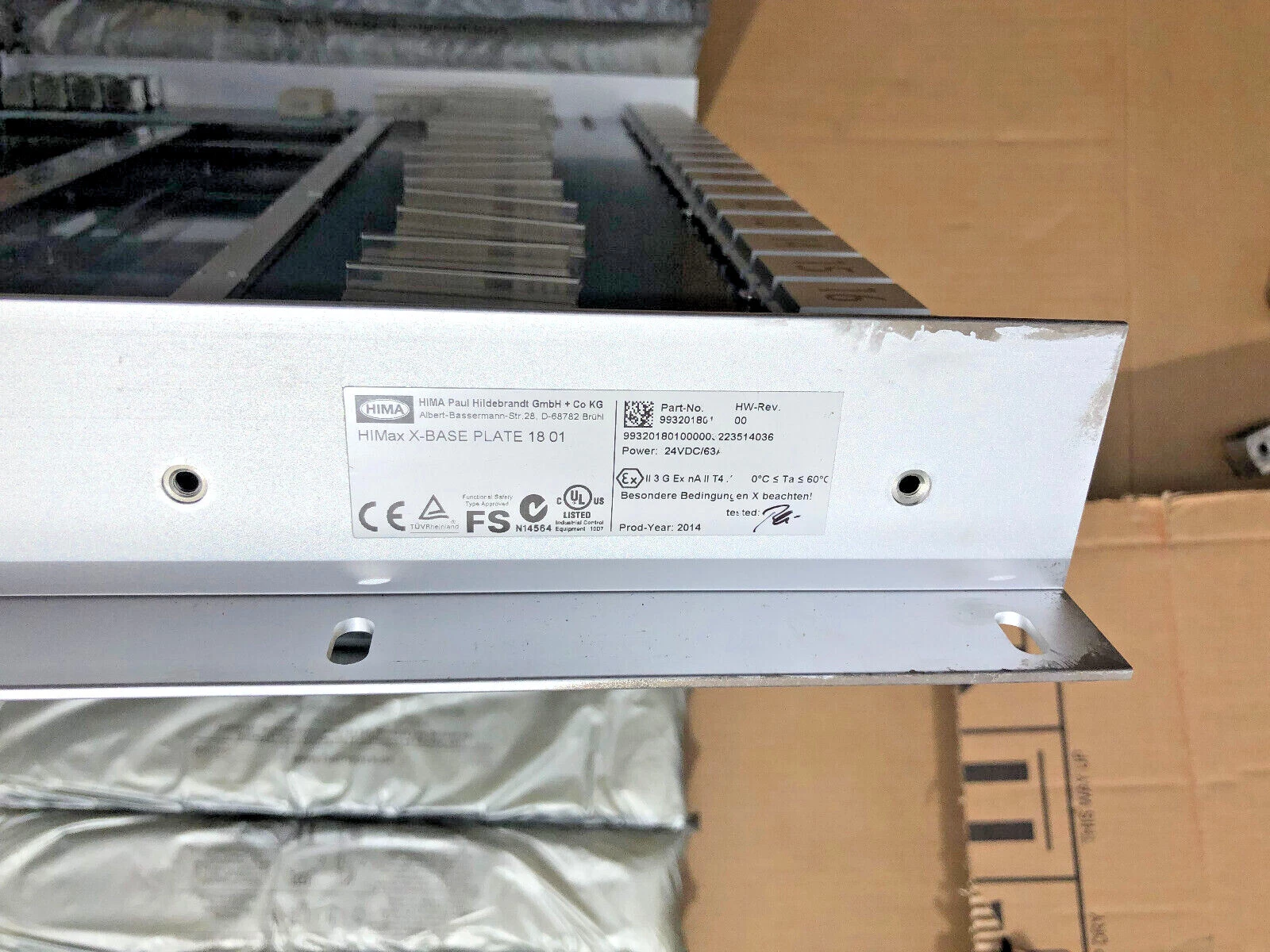 HIMA X-BASE PLATE1801 Safety system base plate module