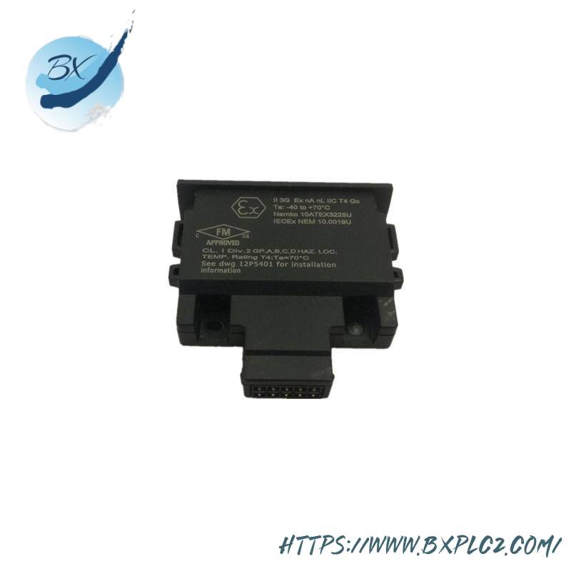 emerson_12p4983x302_charm_address_plug.jpg Emerson ST-1124 Discrete Input Module RSTi, 4 Points, Negative Logic, 5VDC