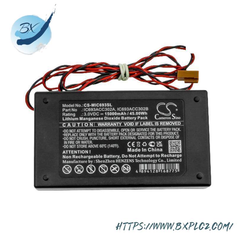 ic693acc302a_ge_auxiliary_battery_module.jpg GE IC693ACC302A: Auxiliary Battery Module for Industrial Automation
