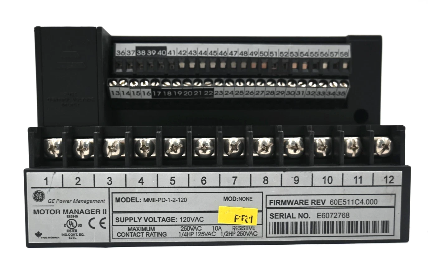 GE MMII-PD-1-2-120 Industrial Control Module