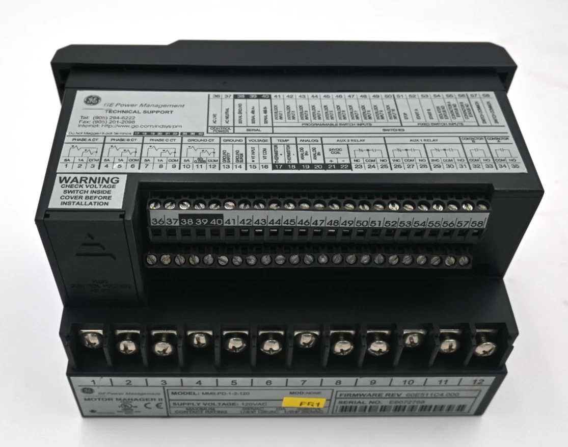GE MMII-PD-1-2-120 Industrial Control Module