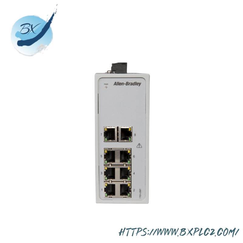 ab_1783-us08t_ethernet_switch.jpg AB Industrial Controls 1783-US08T Ethernet Switch, Optimized for Industrial Networking