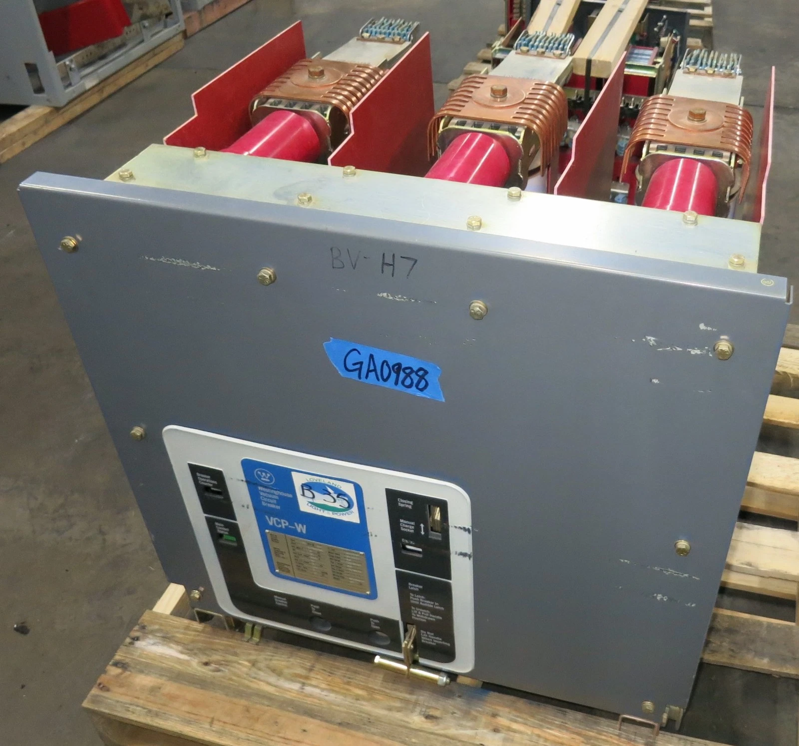 Westinghouse 150VCP-W500 | Medium Voltage Vacuum Circuit Breaker | Power Grid Maintenance Replacement Parts jpg