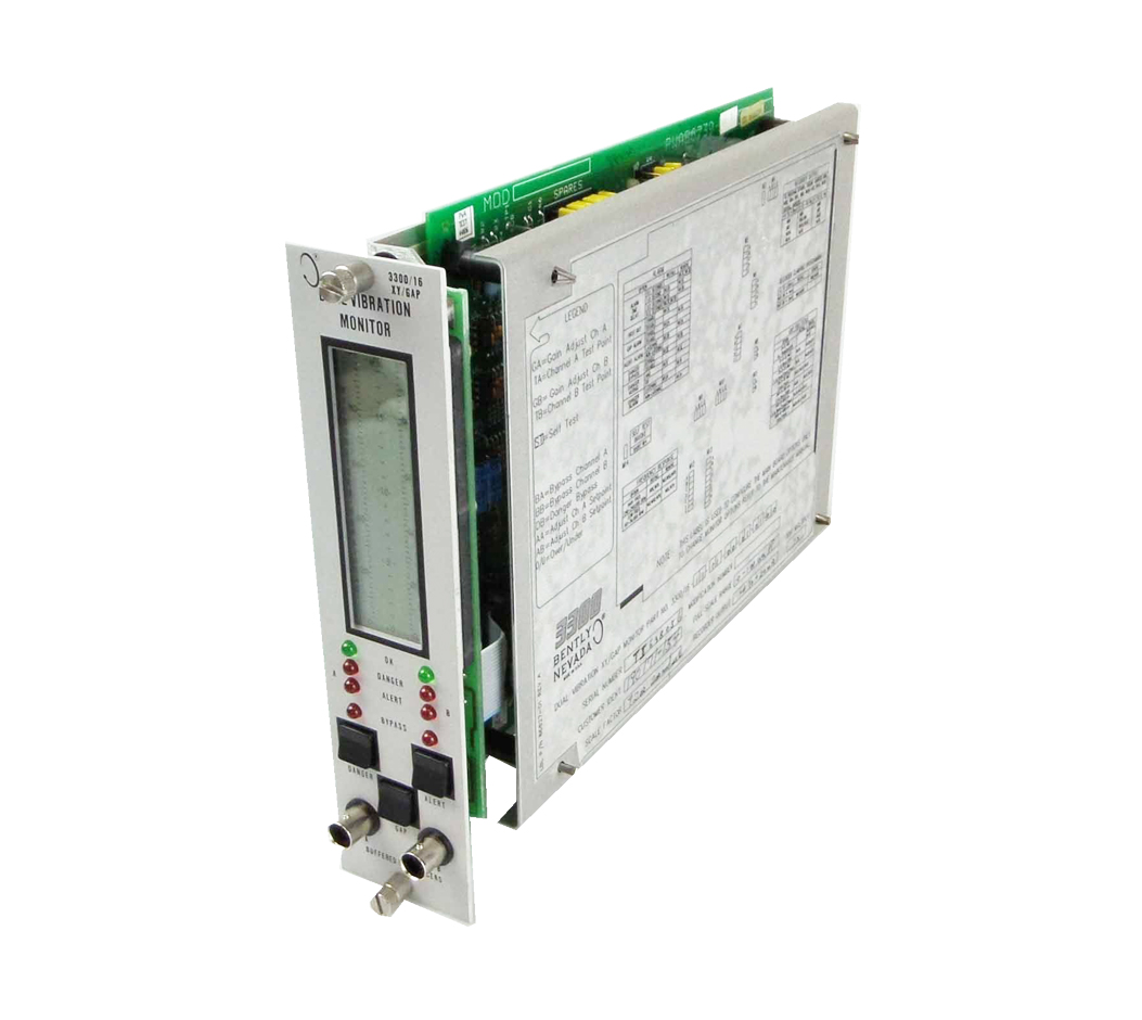 Bently Nevada 3300/16-11 Dual Vibration Monitor Module | Rotating Machinery Protection System Spare Part jpg