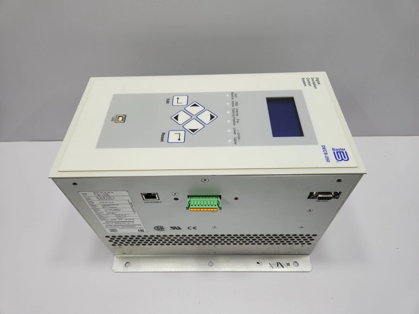 BASLER DECS‑250‑CGCM‑LN2SA1C | Digital Excitation Control System | Generator Voltage Regulator Industrial Spare Module jpg